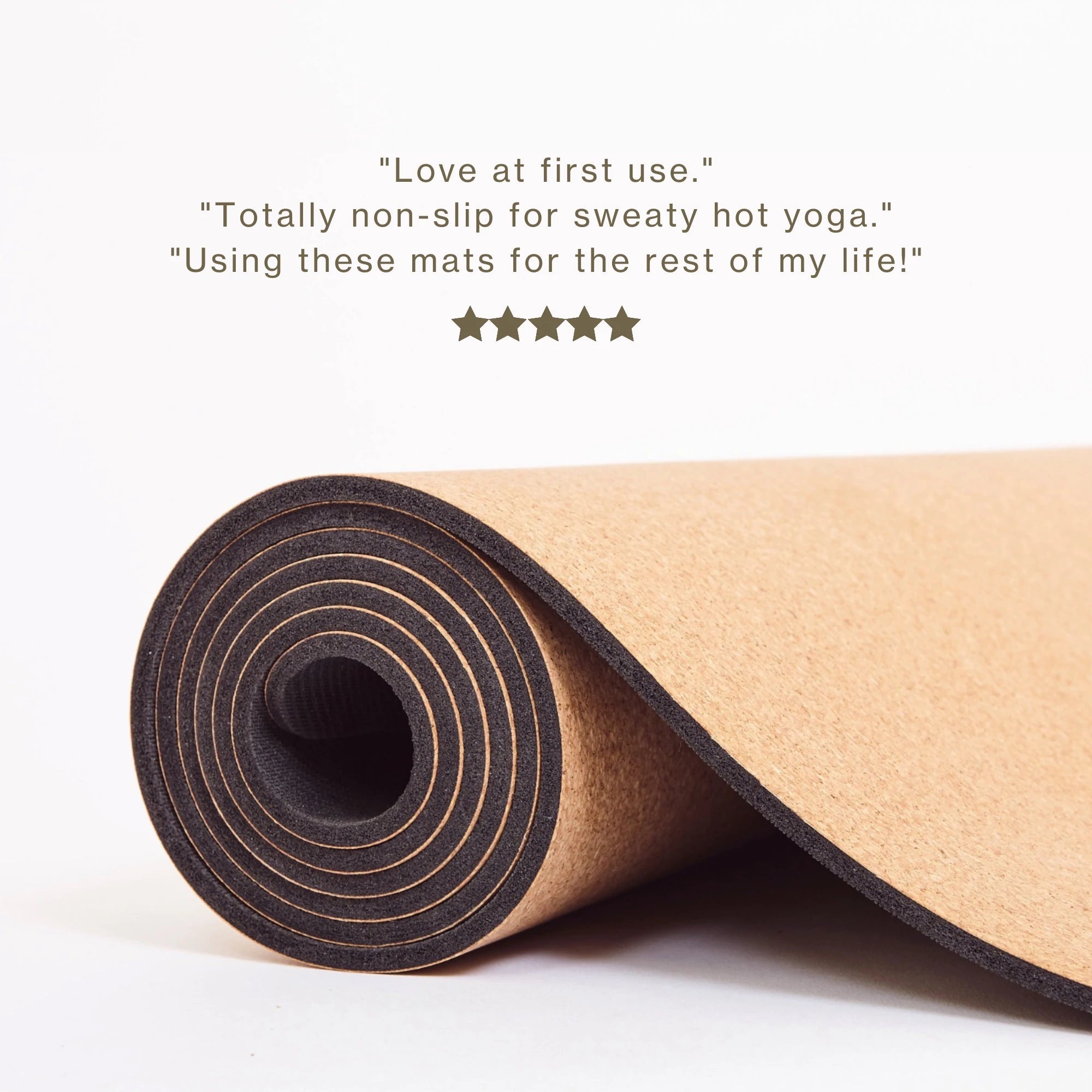 DLU Natural Cork Yoga Mat