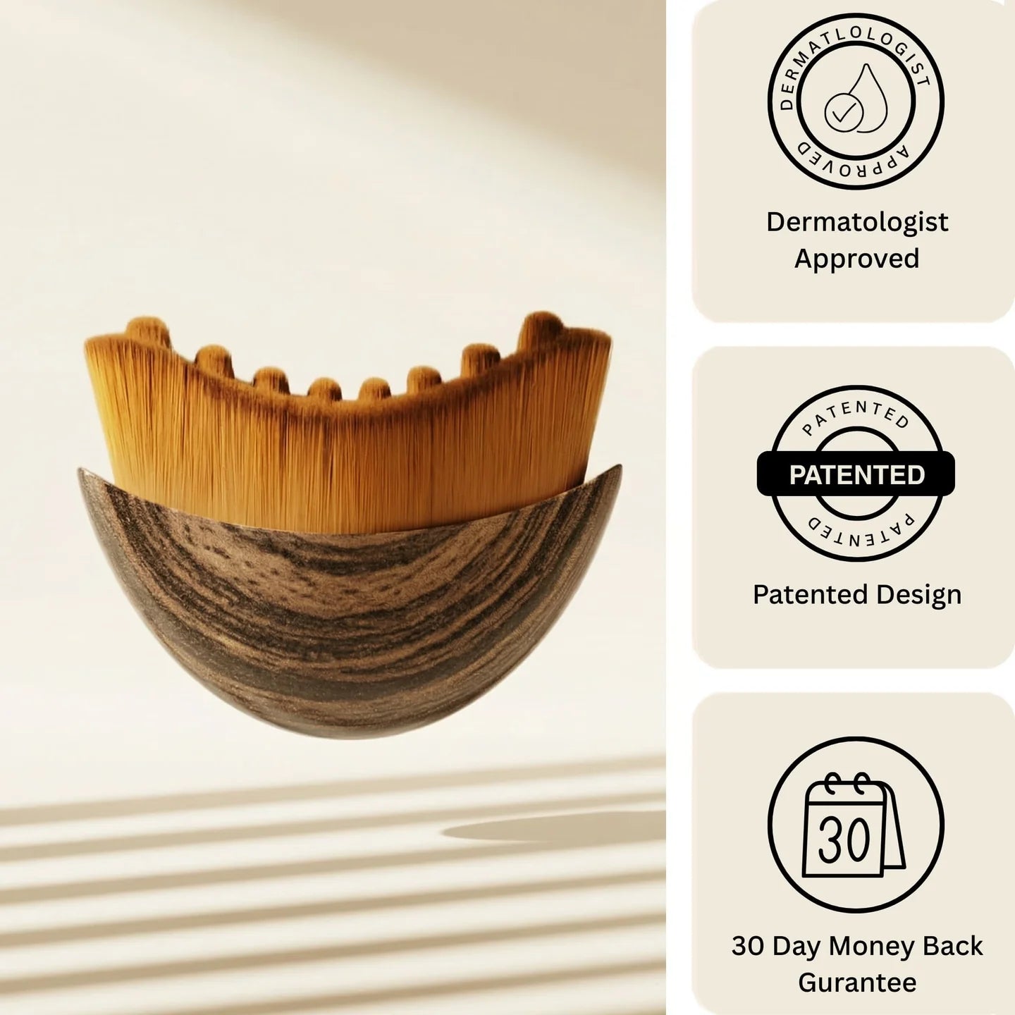 Dress Like Us Lymphatic Contour Face Brush – Facial Sculpting & Drainage Tool