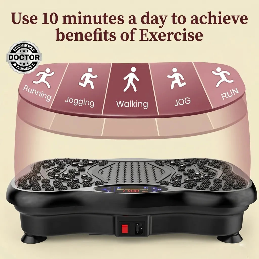 Dress Like Us Vibration Plate Machine – Home Workout & Body Toning Fitness Trainer