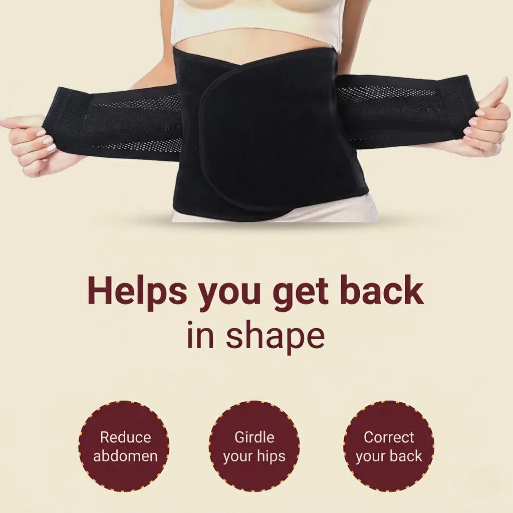 Dress Like Us 3-in-1 Postpartum Belly Belt – Post Pregnancy Support & Recovery