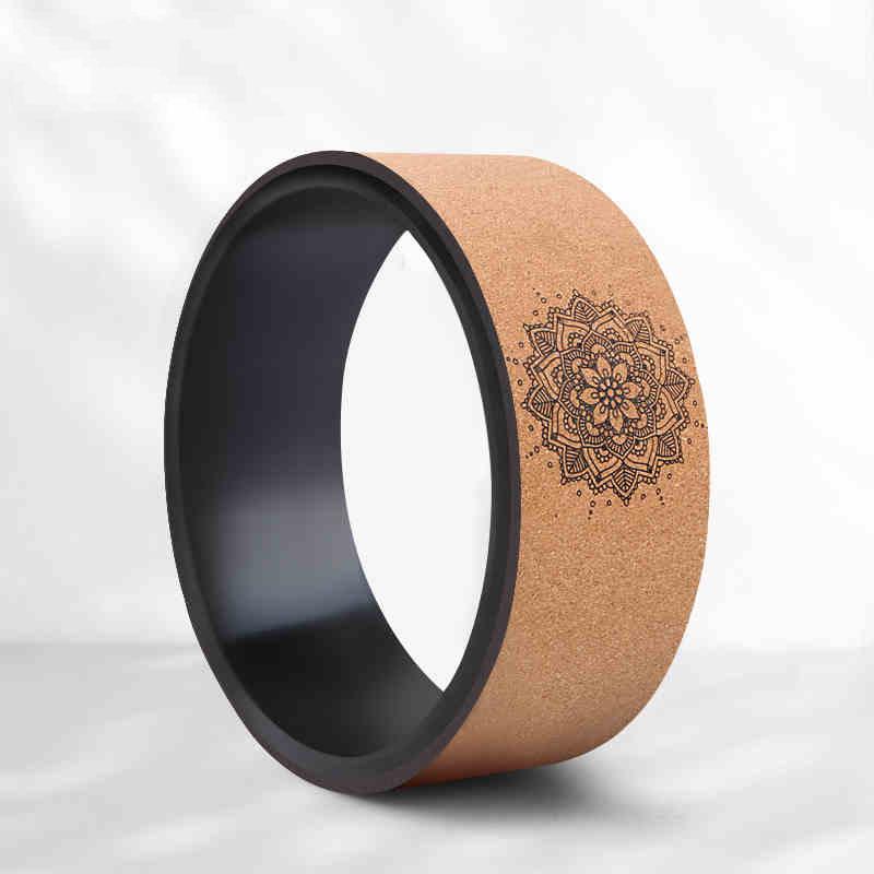 DLU Cork Yoga wheel