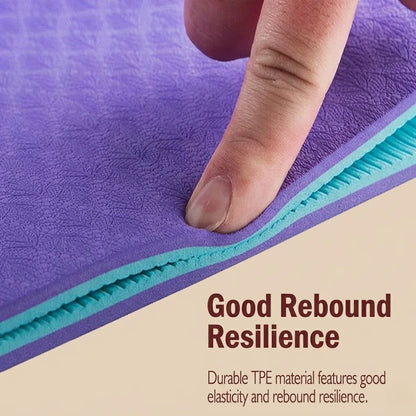 Premium Dual Colour Yoga Fitness Mat