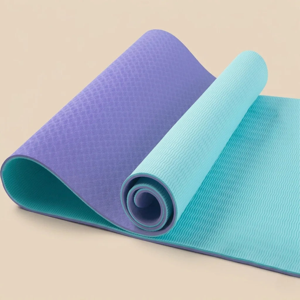Premium Dual Colour Yoga Fitness Mat