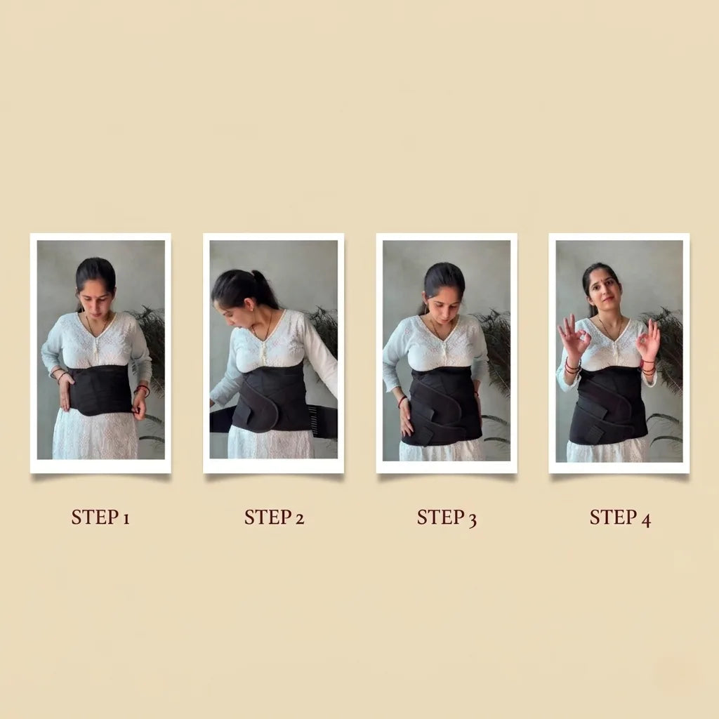 Dress Like Us 3-in-1 Postpartum Belly Belt – Post Pregnancy Support & Recovery