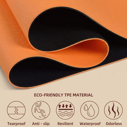 Premium Dual Colour Yoga Fitness Mat