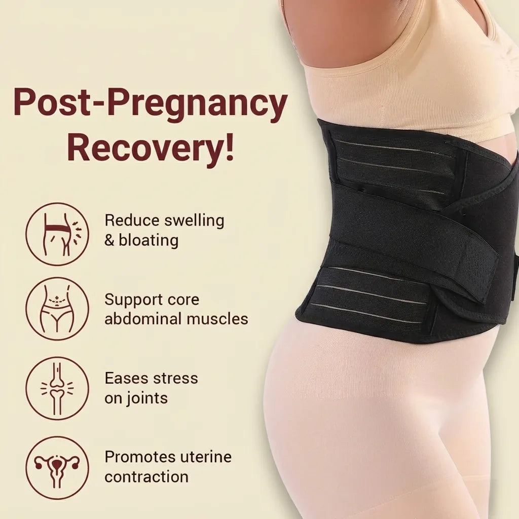 Dress Like Us 3-in-1 Postpartum Belly Belt – Post Pregnancy Support & Recovery