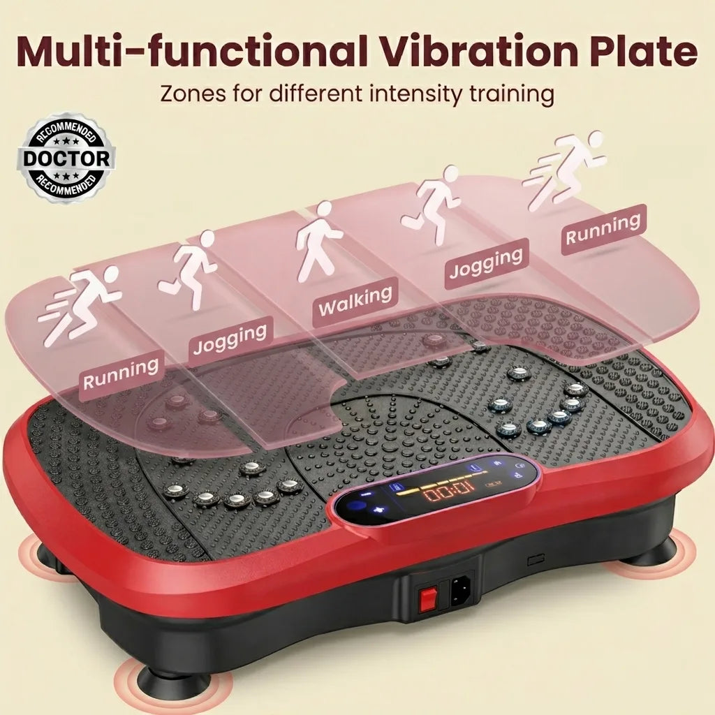 Dress Like Us Vibration Plate Machine – Home Workout & Body Toning Fitness Trainer