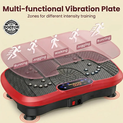 Dress Like Us Vibration Plate Machine – Home Workout & Body Toning Fitness Trainer