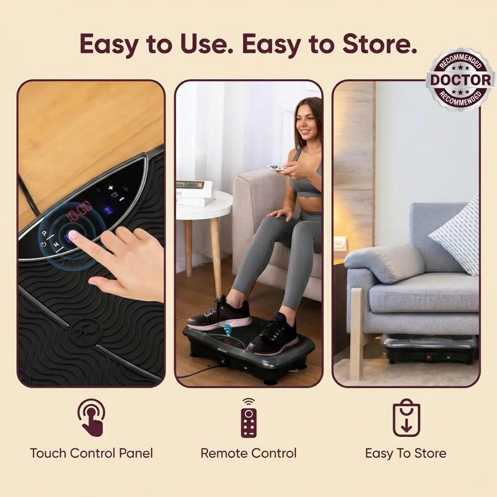 Dress Like Us Vibration Plate Machine – Home Workout & Body Toning Fitness Trainer