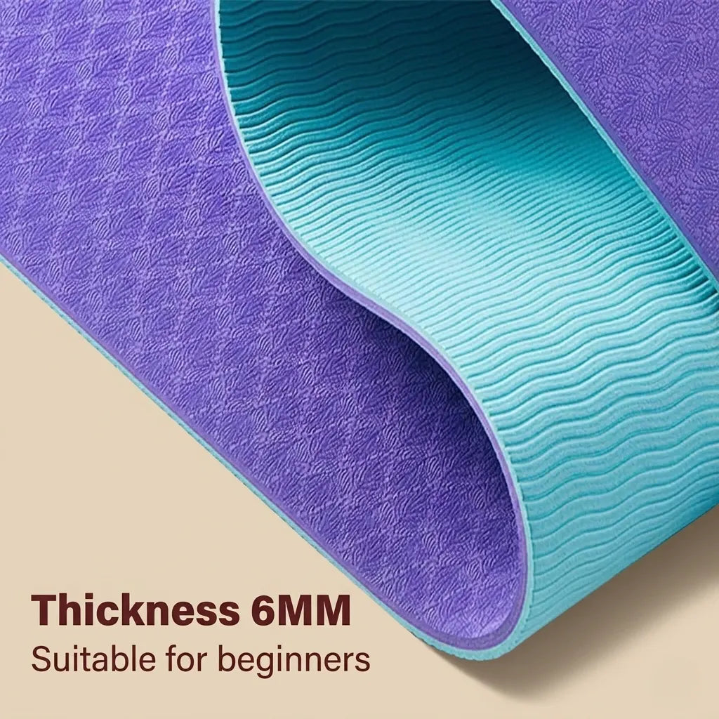 Premium Dual Colour Yoga Fitness Mat