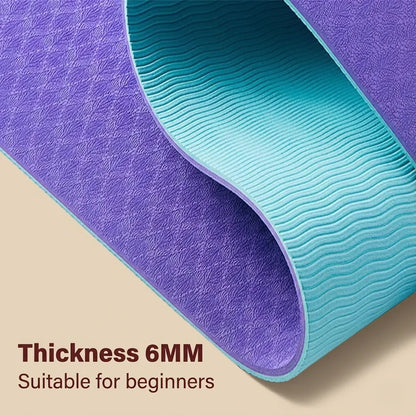 Premium Dual Colour Yoga Fitness Mat
